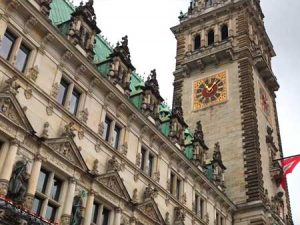 Ayuntamiento de Hamburgo en Alemania