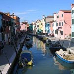 Canales de Venecia en Murano