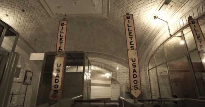 Museo del metro Chamberi en Madrid