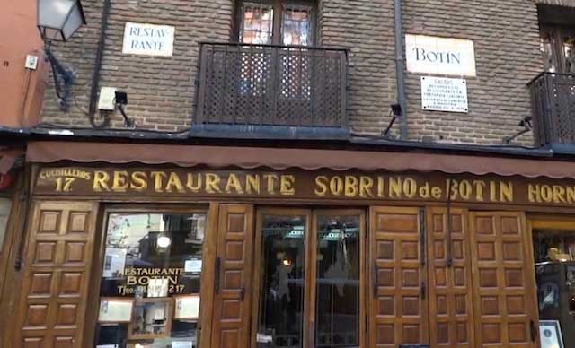 Restaurante Casa Botín en Madrid